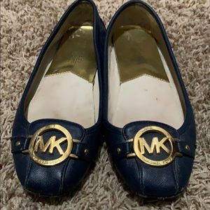 Michael Kors Blue Flats Size 6.5